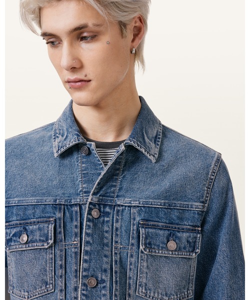 ALLSAINTS（オールセインツ） デニムジャケット S インディゴブルー 