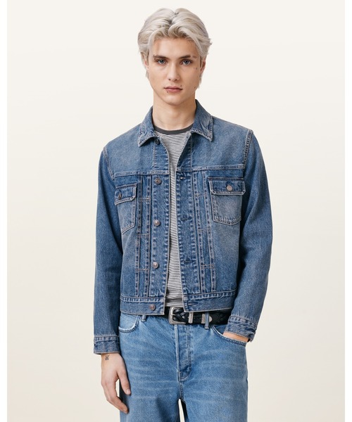 ALLSAINTS（オールセインツ） デニムジャケット S インディゴブルー 