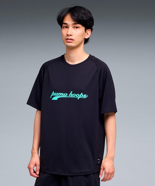 PUMA（プーマ） tシャツ メンズ バスケットボール シンプル ビッグロゴ