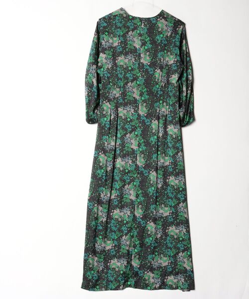 「ASTRAET」 長袖ワンピース FREE グリーン レディース_画像2