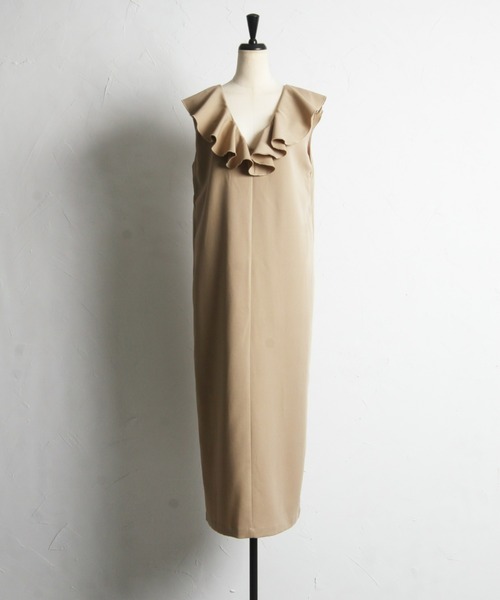 「&. NOSTALGIA」 サロペットスカート FREE ベージュ レディース_画像3