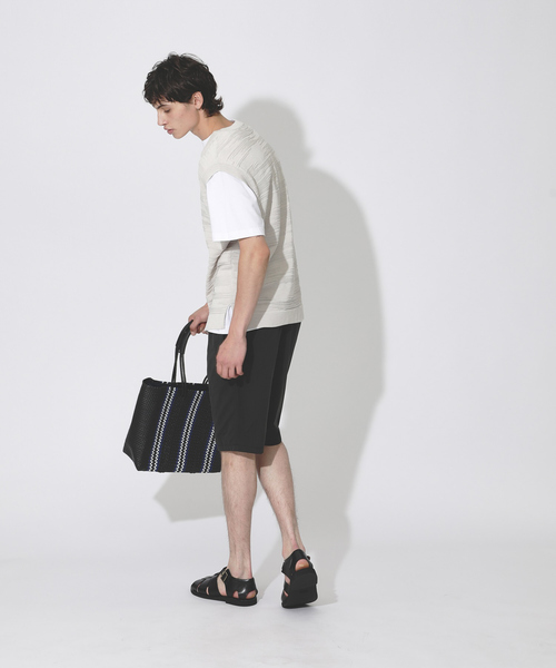 「VARISISTA Global Studio」 トートバッグ「alfredoBANNISTERコラボ」 フリー ベージュ メンズ_画像5