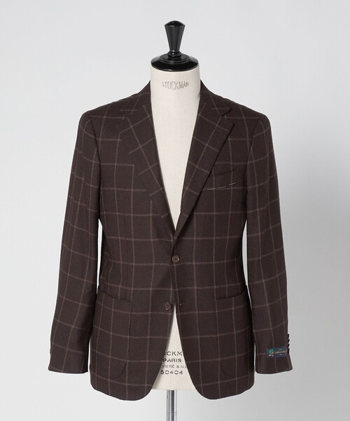 美品 ユナイテッドアローズ ウィンドペン チェック ウール ジャケット48 L UNITED ARROWS（ユナイテッドアローズ） ジャケット テーラード