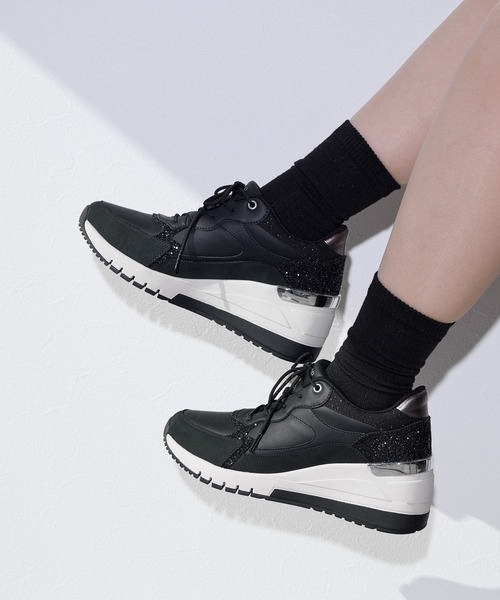 「HIMIKO」 ローカットスニーカー 37 グレー レディース_画像3