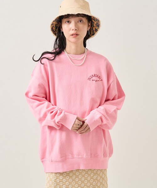 「FREAK'S STORE」 スウェットカットソー フリ- チャコールグレー レディース_画像7