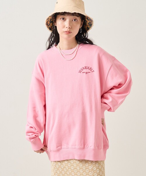 「FREAK'S STORE」 スウェットカットソー フリ- チャコールグレー レディース_画像8
