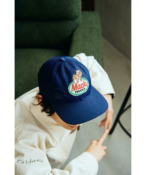ビンテージ MACK TRUCKS キャップ マックトラック 帽子 トリコロール BIG MAC（ビッグマック） MACK TRUCKS マック トラック メッシュ