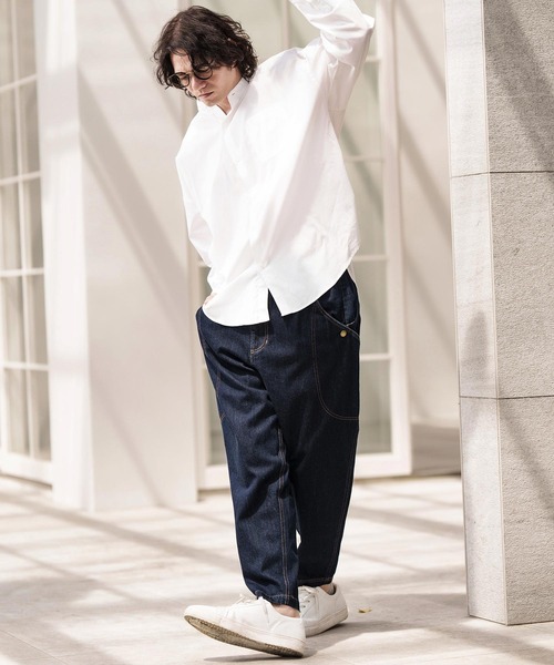 「CAMBIO」 デニムパンツ M ライトインディゴブルー メンズの画像