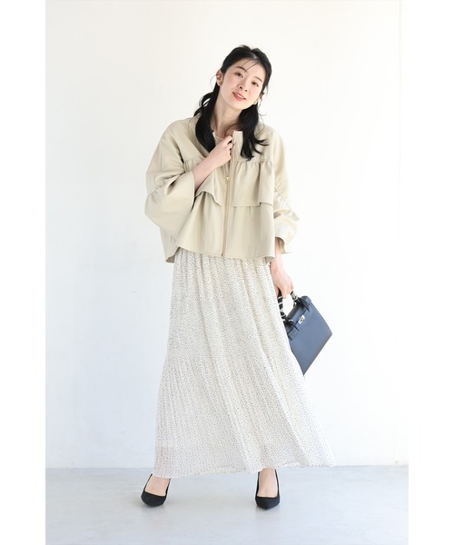 cawaii ジャケット ノーカラージャケット フェミニン服に合わせる