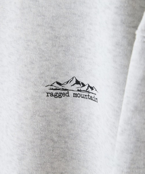 「ragged mountain」 スウェットカットソー MEDIUM チャコールグレー メンズ_画像4