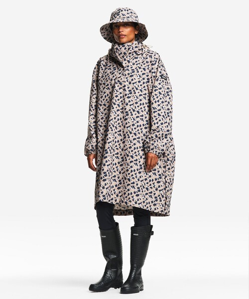 AIGLE（エーグル） レインコート カッパ 防水 軽量 パッカブルポンチョ