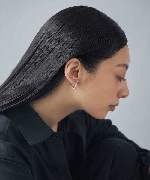 ピアス 「スナップピアス」 トライアングル レディース_4
