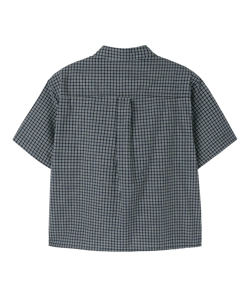 OY（オーワイ） シャツ 半袖 「OY/オーワイ」STAMPED CHECK LOGO S/S
