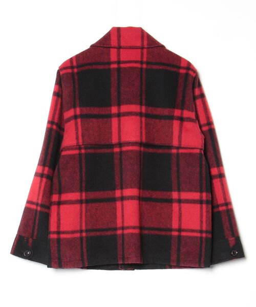 「Johnson Woolen Mills」 ジャケット MEDIUM レッド レディース_画像2