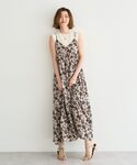 ワンピース 夏 アートプリントキャミワンピースの詳細画像1