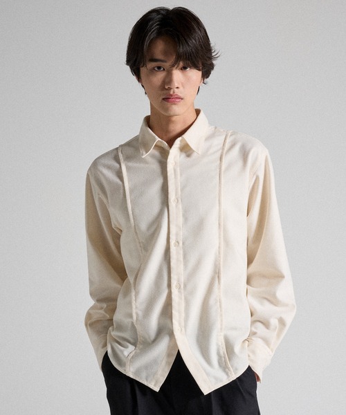 Parts Lab. 長袖シャツ M アイボリー メンズ : ZOZOTOWN Yahoo!店