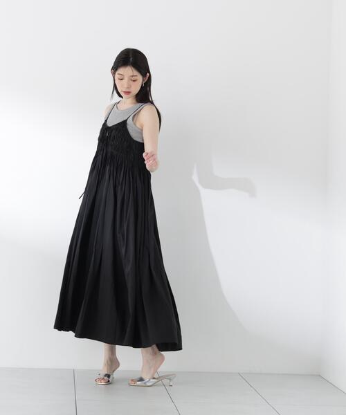 ワンピース 「ａ」タックキャミワンピース / 1216149500の画像