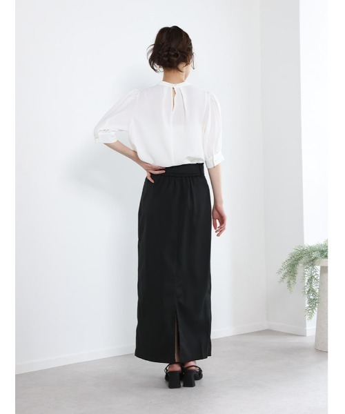 fifth（フィフス） ロング スカート ゴールドバックルベルト付きI