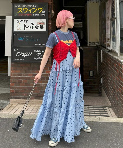 Alley Tokyo 「復刻！」コルセットレースキャミ レディース : ZOZOTOWN