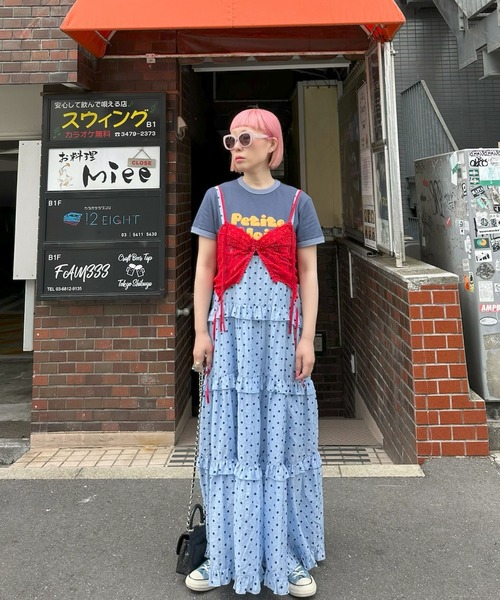 Alley Tokyo 「復刻！」コルセットレースキャミ レディース : ZOZOTOWN