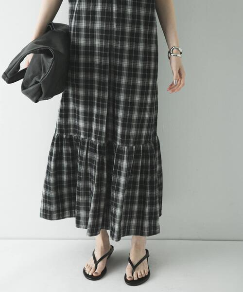 URBAN RESEARCH（アーバンリサーチ） ワンピース サッカーチェック