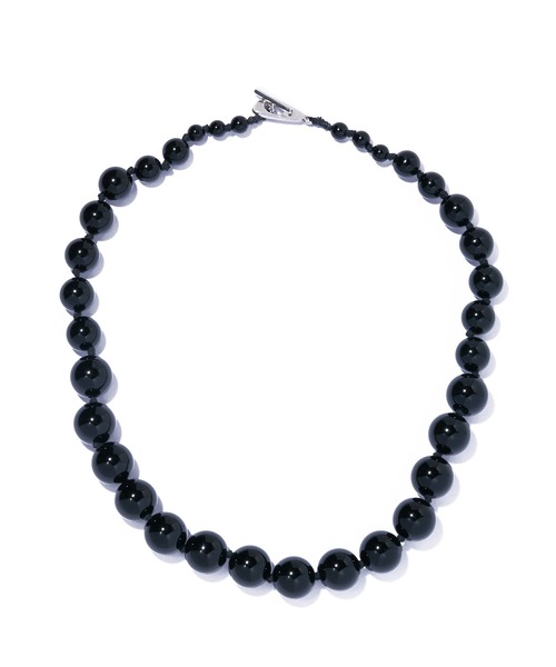 ネックレス 「IRIS 47」gordian knot necklace onyx/ゴーディアン ノット ネックレス オニキス VSJ17 レディースの画像