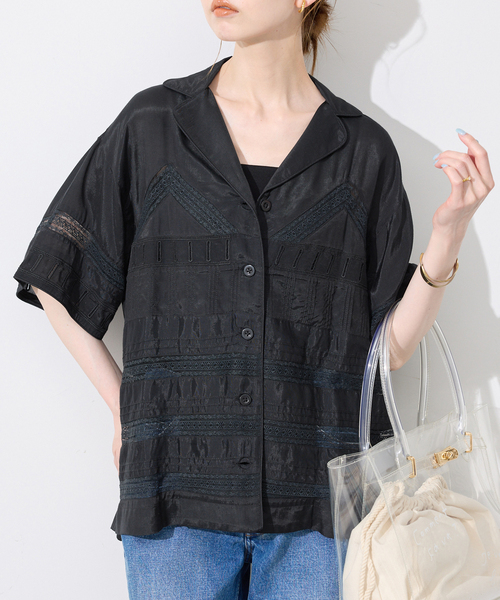 SLOBE IENA（スローブイエナ） ブラウス シャツ crinkle crinkle