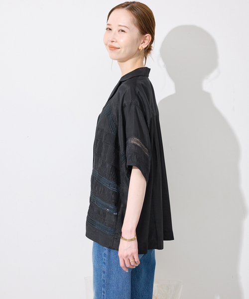 SLOBE IENA（スローブイエナ） ブラウス シャツ crinkle crinkle