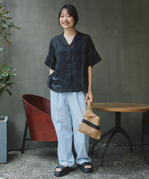 SLOBE IENA（スローブイエナ） ブラウス シャツ crinkle crinkle