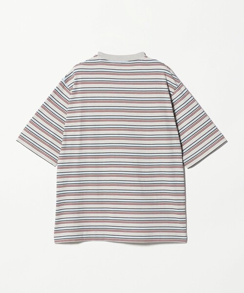 A DAY IN THE LIFE tシャツ ラスティック ボーダー リラックス