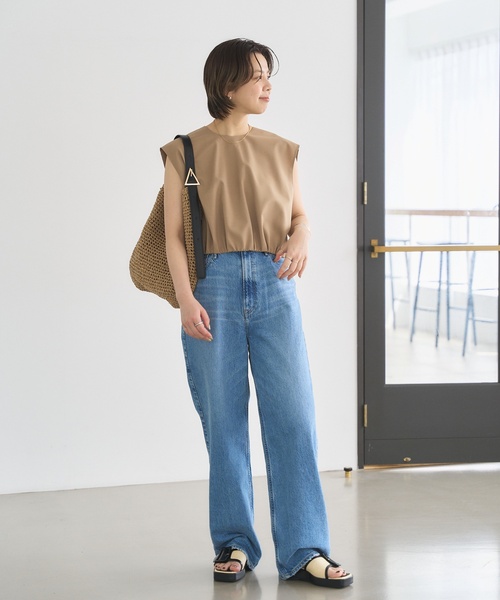 「LE TALON」 フラットサンダル LARGE キャメル レディース_画像3