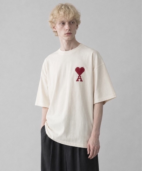 AMI Alexandre Mattiussi tシャツ 「AMI PARIS」アミ パリス ヘビー