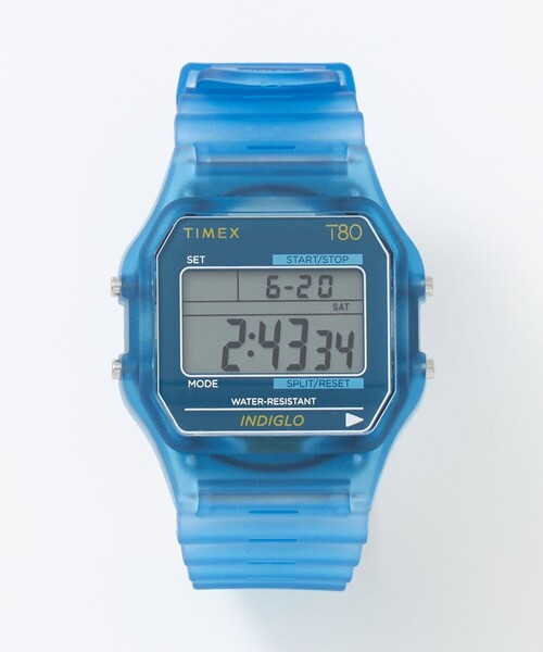 c*s様 TIMEX T80 ターコイズブルー文字盤 腕時計 TIMEX（タイメックス） 腕時計 メンズ 「TIMEX」T80 トランス