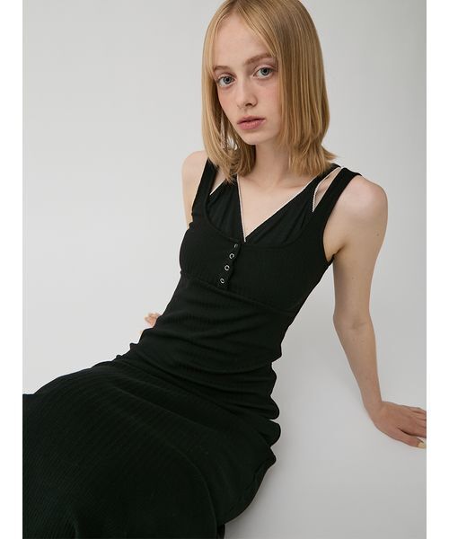LILY BROWN（リリーブラウン） ワンピース レイヤードレースアップ