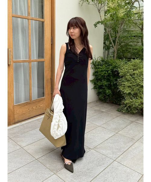 LILY BROWN（リリーブラウン） ワンピース レイヤードレースアップ
