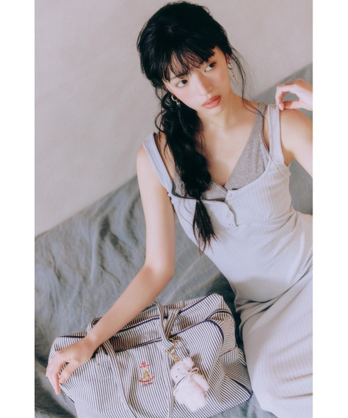 LILY BROWN（リリーブラウン） ワンピース レイヤードレースアップ