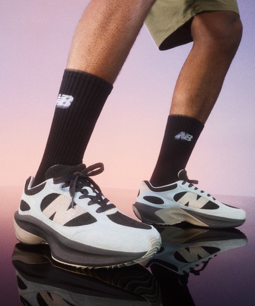 「New Balance」 シューズ 28.5cm ライトブルー メンズ_画像6