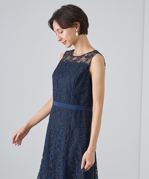 ANAYI（アナイ） ノースリーブワンピース 38 ベージュ レディース