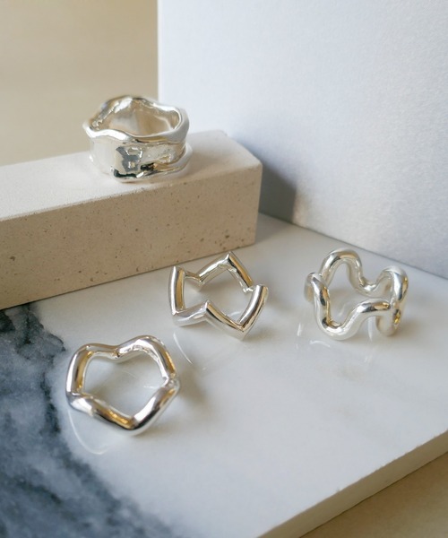「e.m.」 リング M シルバー レディース_画像5
