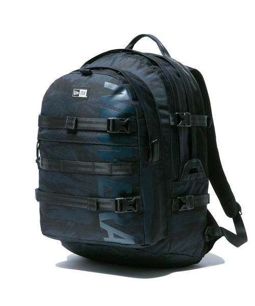 NEW ERA キャリアパック リュック 35L ブラック/ミントブルー NEW ERA（ニューエラ） ビジネスリュック デイバック リュック