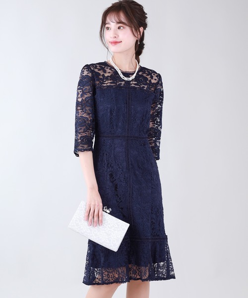 速達メール便送料無料 ドレス オールレース袖付きマーメイドiラインパーティードレス 結婚式ワンピース 成人式 二次会 謝恩会 セレモニー 大きいサイズ対応対応フォーマルドレ Zozotown Paypayモール店 通販 Paypayモール 総合ランキング1位 Www