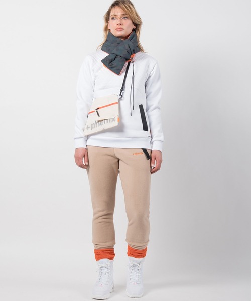 トレーナー スウェット +phenix(プラスフェニックス)Quilted Sweat Pullover レディース/スウェット/裏起毛/プルオーバー phenix トレーナー スウェット +phenix(プラスフェニックス