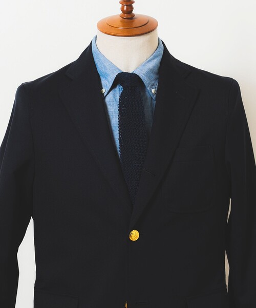 BEAMS+（ビームスプラス） ネクタイ ソリッド コットン ニット タイ