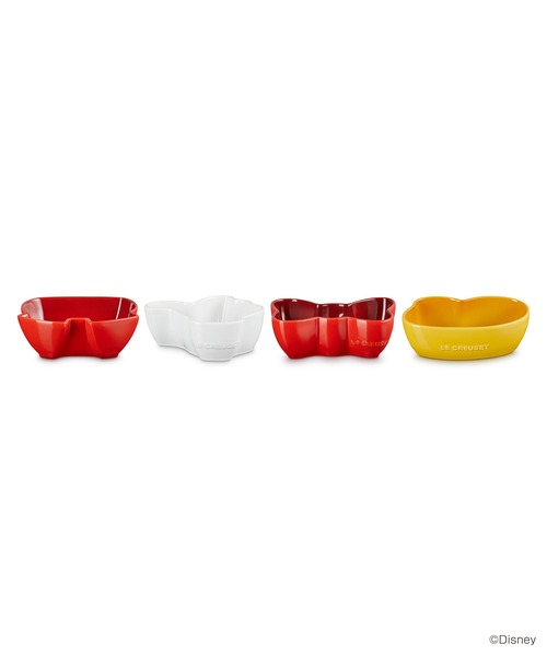 Le Creuset 食器 ミッキー＆ミニー／ミニ・ディッシュ （4個