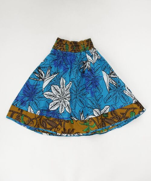 スカート vintage African batik skirt African batik maxi skirt アフリカンバティックマキシスカート