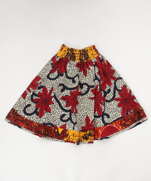スカート vintage African batik skirt スカート SANKOFA CENTER - African Batik Skirt / アフリカン