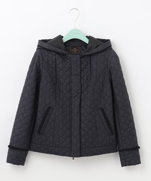 TOCCA LAURA キルティングショートコート 6 L 美品 TOCCA アウター LAURA キルティングショートコート レディース