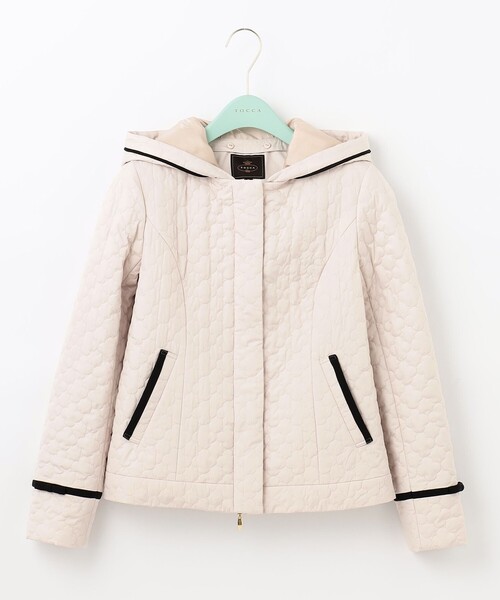 TOCCA LAURA キルティングショートコート 6 L 美品 TOCCA アウター LAURA キルティングショートコート レディース