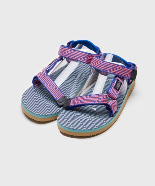 suicoke サンダル DEPA-JC01 - Orange x Blue メンズ : ZOZOTOWN