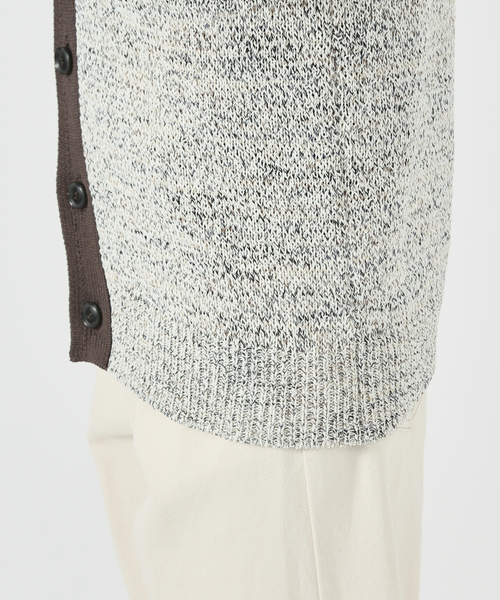 DESIGNWORKS カーディガン ミックスヤーン メンズ : ZOZOTOWN
